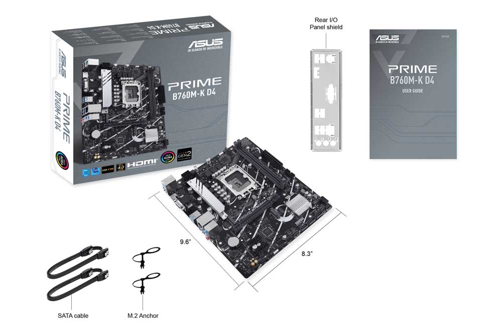 مادربرد ASUS PRIME B760M-K D4 